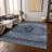 Machine Washable Indoor/Outdoor Xhevrie Blue Rug-306462829