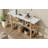 Narrow Console Table With Marble-Effect Top, Retro Entryway Table With Open Shelf, Sofa Table For Entryway, Hallway And Living Room-756843753