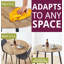 Antigua Round Metal Base Dining Table