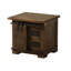 Railway 50cm W Solid Wood Bedside Table-106669834
