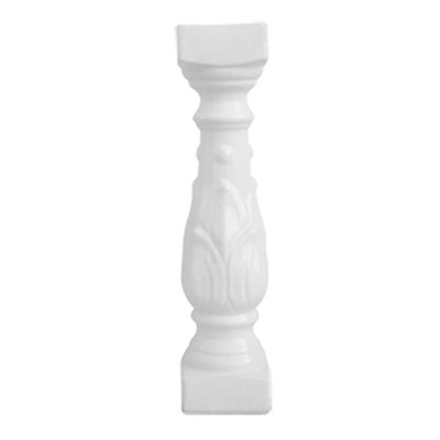 Balustrade Part White Ceramic Baluster 24" High Renovators Supply