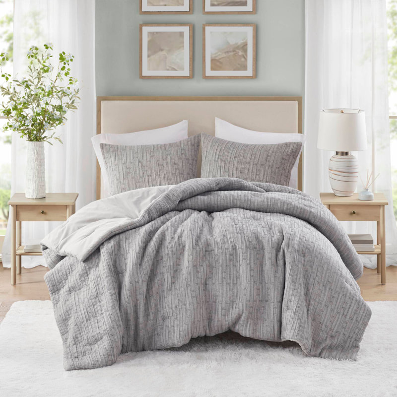 3 PCSSoft Bedding Sets, Chocolate, Cal.King Duvet Cover + 2 Additional Pieces