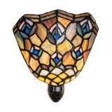 5.5" Wide Tiffany Peacock Feather Night Light