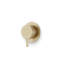 Round Volume Control Trim Kit Satin Brass