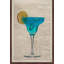 « blue margarita », reproduction d’impression encadrée-21849262