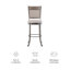 Tabouret pivotant rembourré Luker-428703685