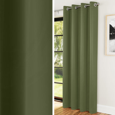 Room Darkening Door Curtain Single Panel