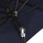 Parasol de marché octogonal en aluminium noir 9 pi avec manivelle et inclinaison en oléfine-88155926-139621005