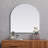 Sabine Metal Arch Wall Mirror-272105435-272105256