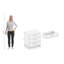 Commode verticale à 3 tiroirs avec rangement moderne Jolyne-335335322