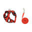 Harnais pour chat doux et respirant, 17,72 po x 11,42 po, rouge-131214107