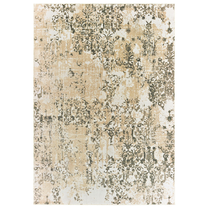 Laurie Abstract Indoor Rug, Rectangle 3'10" x 5'5"