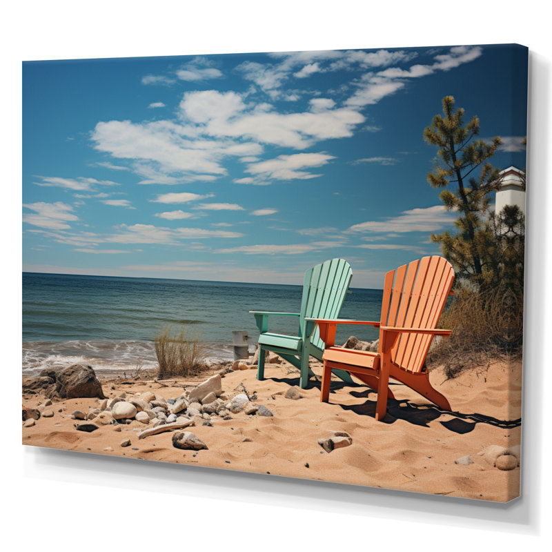 «Amauche Beach Tropical Vibes VII», reproduction sur toile, H 12 po x l 20 po, Toile tendue