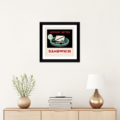 Publicité rétro sur toile tendue sandwich