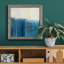 «Fading to Blue», peinture sur toile encadrée-684515684-684515705