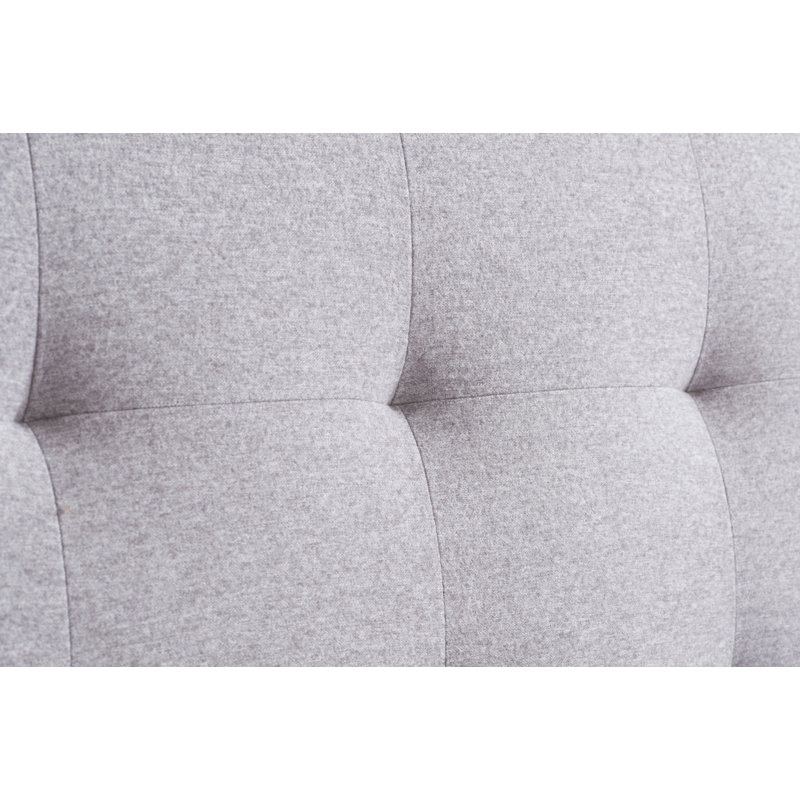 Cardi Upholstered Bed Frame, Kingsize (5'), Grey
