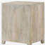 Buffet décoratif 1 porte blanc délavé avec tiroir