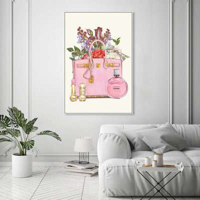 " My Floral Gifts Handbags " Painting Print