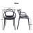 5 Piece Dining Set (Black)