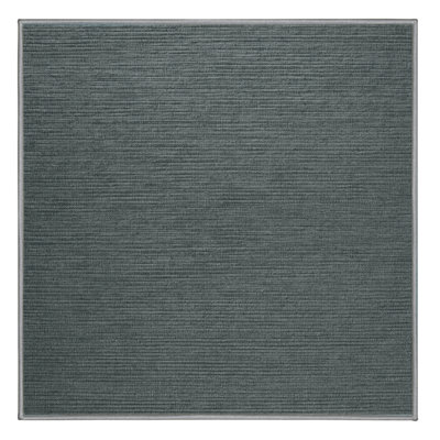 Machine Washable Solid Gray Area Rug