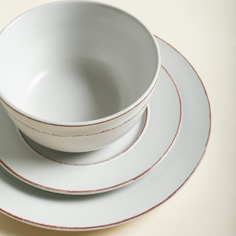 Service de table 24 pièces Earth & Clay Hazel, Gris