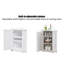 Armoire de rangement de plancher autoportante 31,4 "H avec tablette réglable-1140354042
