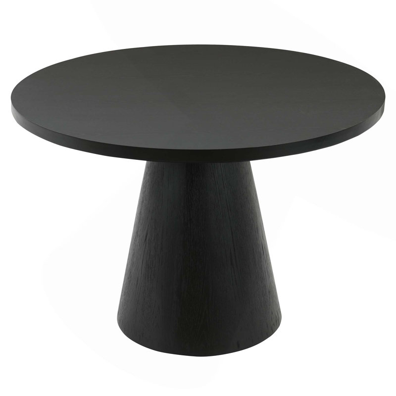Table de salle à manger Retro Retro, Noir, Wood