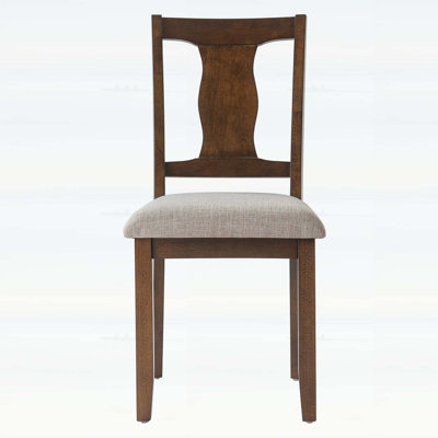 Ensemble de 2 chaises de salle à manger de style moderne Mid-Century avec coussins rembourrés et dossier haut pour plus de confort et de soutien