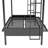 Twin Over Full Metal Bunk Bed, Multi-Function,Black