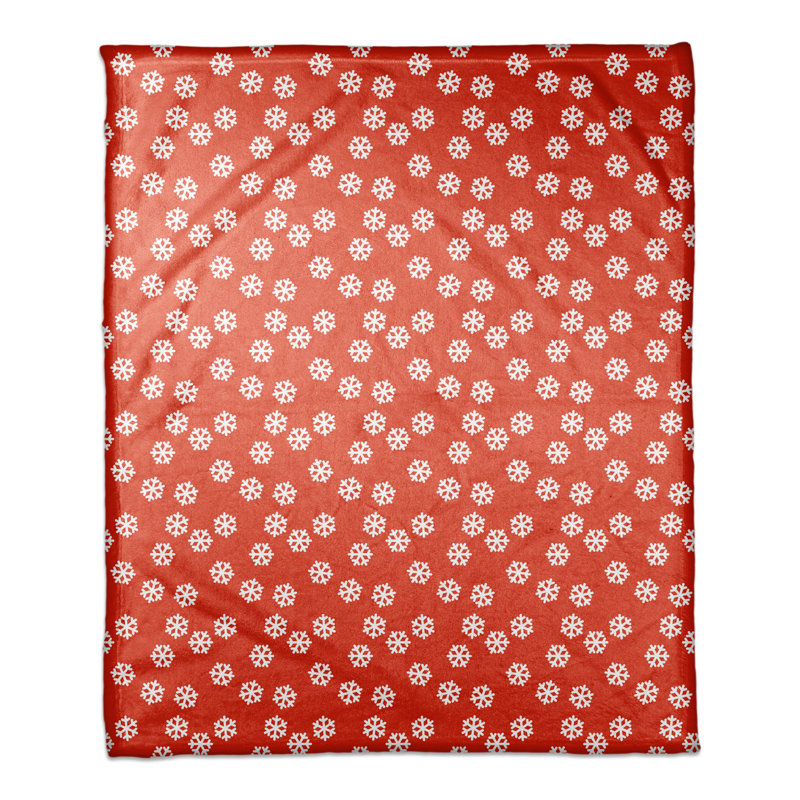 Hand Woven Throw Blanket, Red