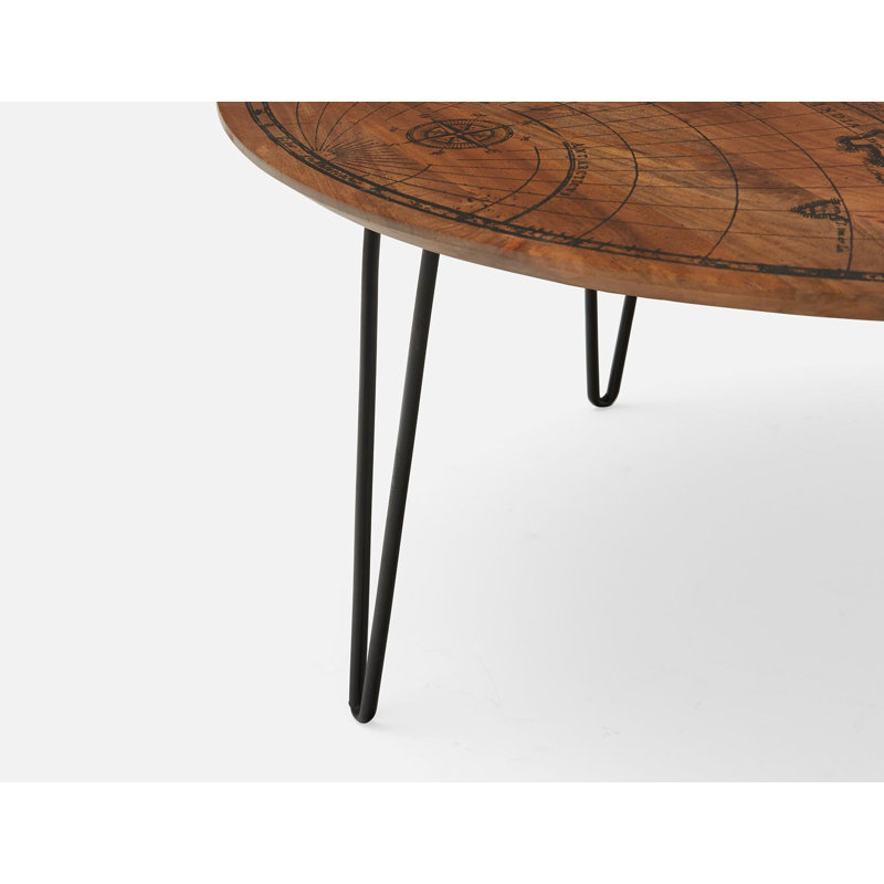 Table basse ronde de 35 po Medinia