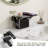 Bathroom Sink Faucet - 4 Inch Vanity With Storage Platform, 2 Hole With Pop-up Drain Stopper, Solid Basin-114472077