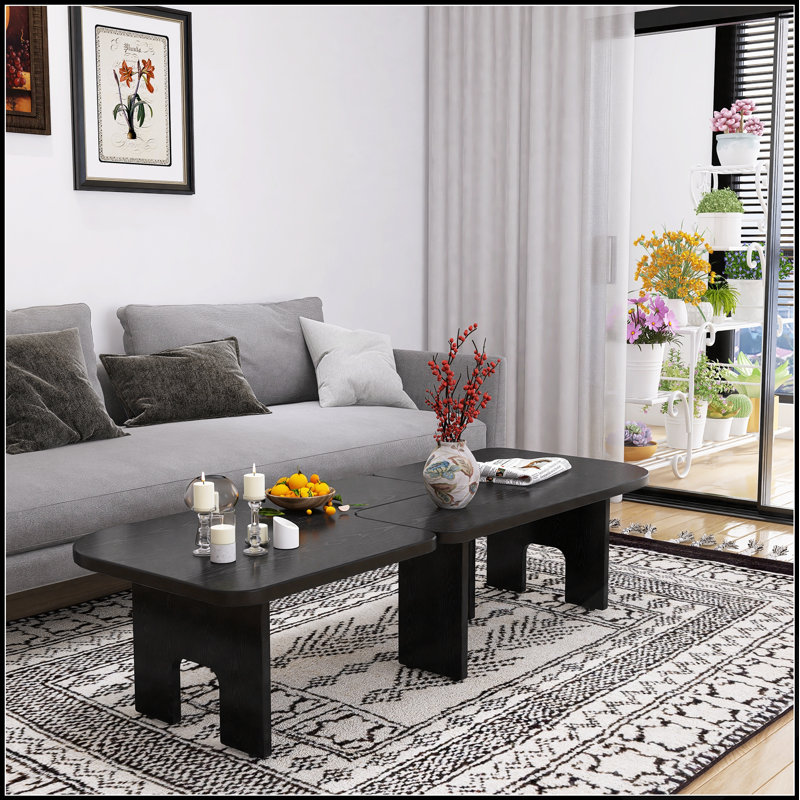 Ensemble de tables basses gigognes Modern Modern