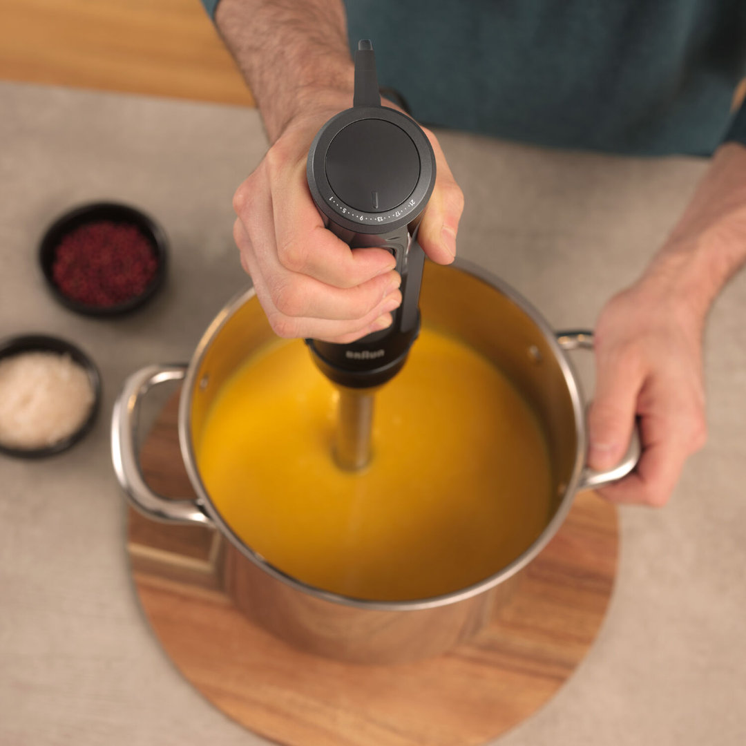 Braun Handheld Electric Immersion Blender with Whisk & Mini Food Chopper