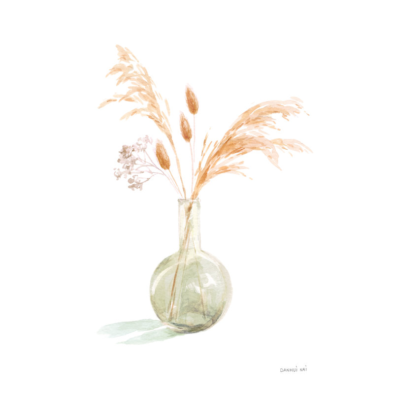 Everlasting Bouquet I Neutral by Danhui Nai - Wrapped Canvas Painting, 30cm H x 30cm W