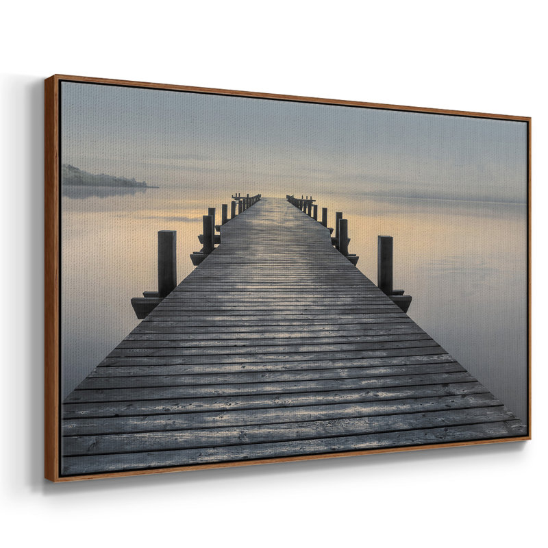 Sun Down, reproduction sur toile encadrée, Noyer, H 27 po x l 41 po x P 2 po