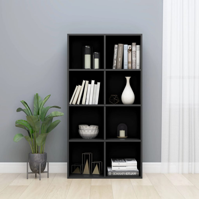 Abelia Bookcase, (4 Shelves) 130cmH x 66cmW x 30cmD, Old Wood
