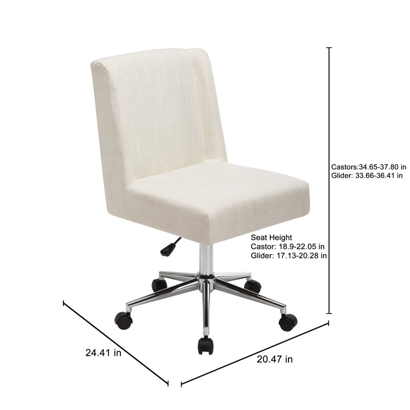 Chaise de travail Hanshaw, Crème