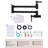 Brass Wall Mounted Two-Handle Pot Filler Kitchen Faucet with Double Joint Swing Arm-69766042