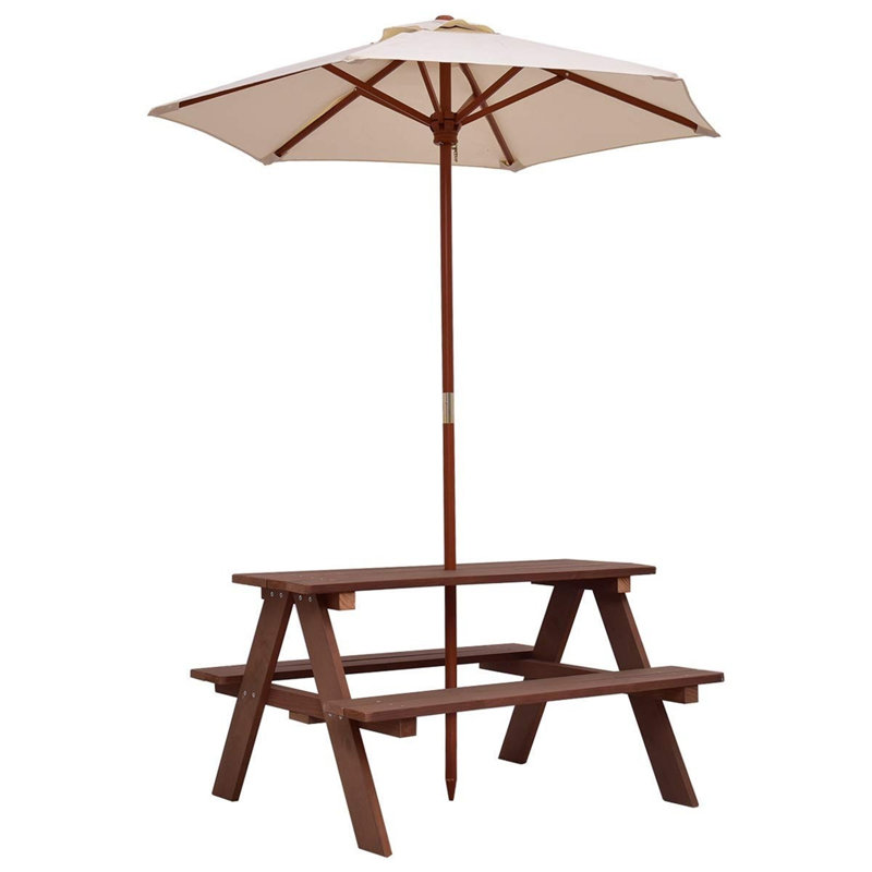 Table d'extérieur et banc pour enfants Abbigael