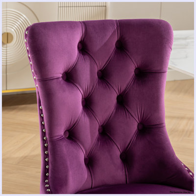 Chaise de salle à manger rembourrée Kalana