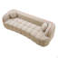 Canapé 98,4 po moderne compressé, canapé 3 places en velours côtelé Cloud Couch, aucun assemblage requis, canapé capitonné avec 2 coussins Bubble Channel, siège profond confortable pour salon, appartement, bureau-19347480-19347475