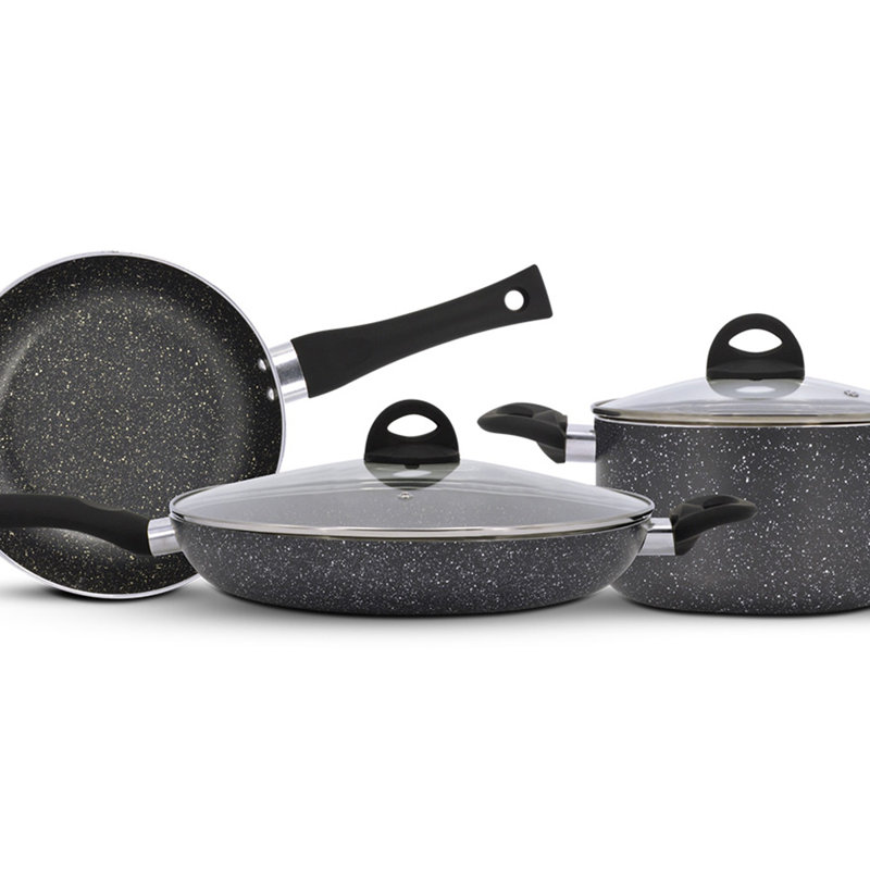 5 - Piece Non-Stick Aluminum Cookware Set