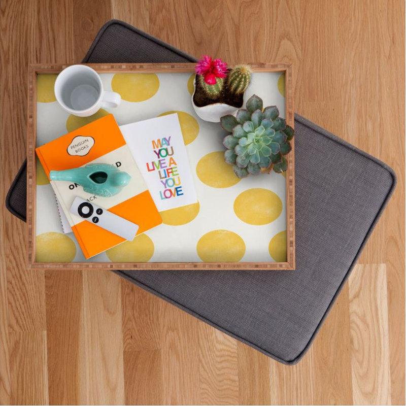 Plateau de table basse/repose-pieds spring
