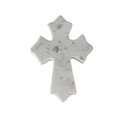 St Antoninus Marble Cross White