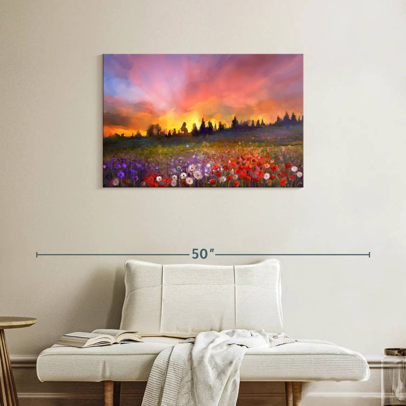 Alvord Sunset Landscape, 24" H x 36" W