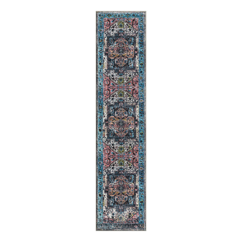 Acelin Oriental Indoor Rug, Runner 2'2" x 10'