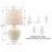 16.7’’ Modern Textured Ceramic Table Lamp
