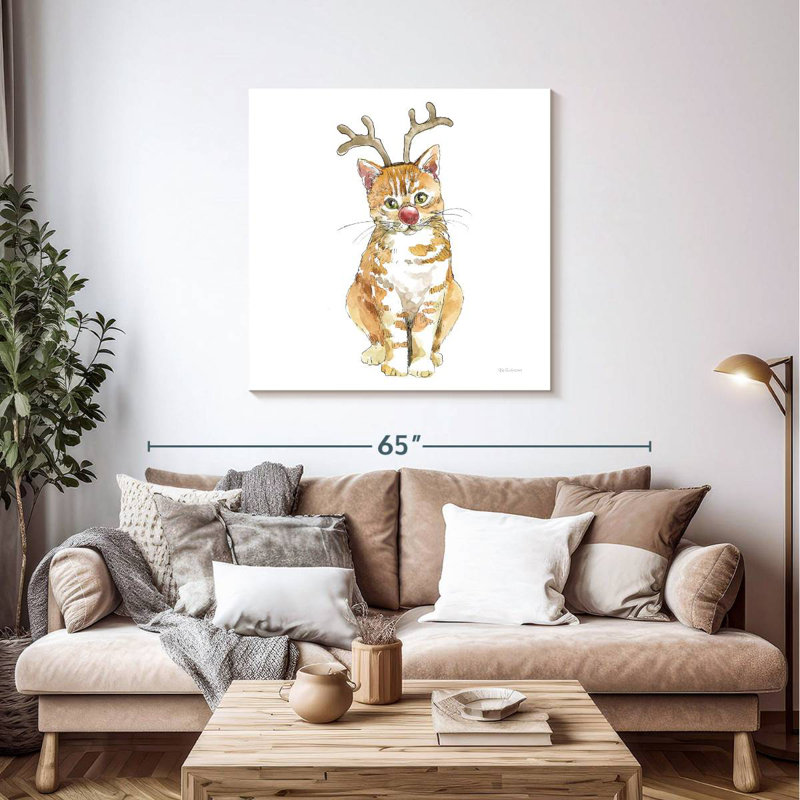 Lelend Christmas Kitties I Square, H 39 po x l 39 po