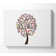 Multi-Coloured Tree - Wrapped Canvas Print